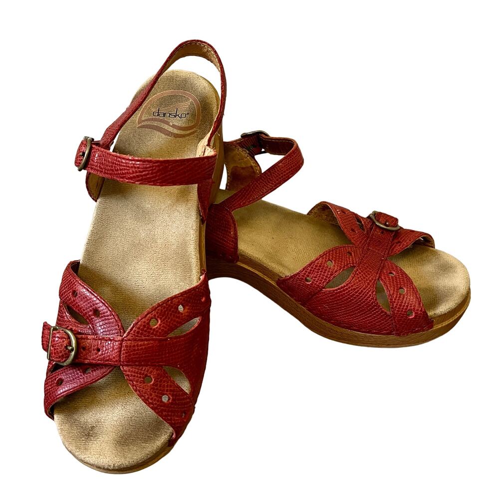 Dansko Red Women's Sandals